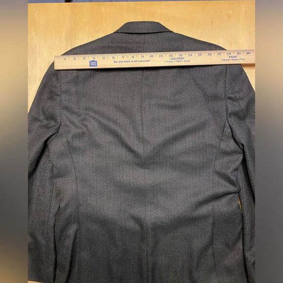 Michael Kors Gray Herringbone Suit Jacket Blazer Sport Coat - Picture 12 of 13